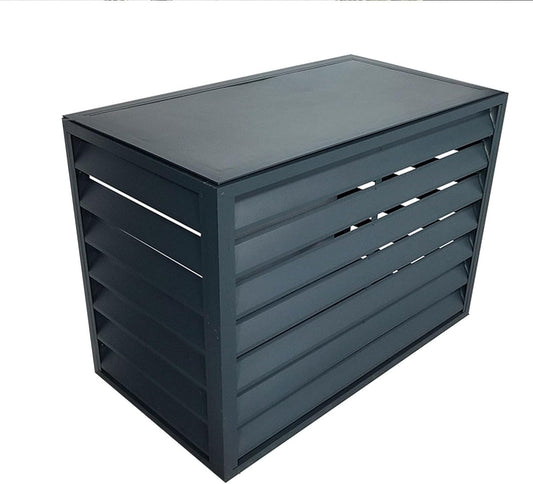 GENERIC Housse De Protection En Aluminium Pour Climatiseur – Protection Extérieure Pour Pompe à Chaleur Résistante Aux Intempéries – Clôture Décorative Pour Une Utilisation En Extérieur