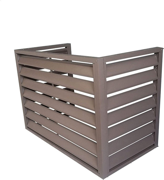  Housse De Protection Pour Climatiseur Mini-Split Extérieur - Résistante Aux Intempéries, Réduction Du Bruit De La Pompe à Chaleur En Aluminium - Idéale Pour Le Support Et